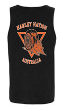 Load image into Gallery viewer, SINGLET BLACK - ORANGE
