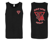 Load image into Gallery viewer, SINGLET BLACK - RED
