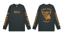 Load image into Gallery viewer, Original Black/Orange Long Sleeve Shirt
