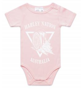 Infant Onesie Pink-White