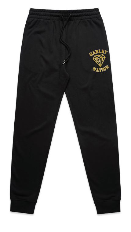 TRACKPANT BLACK - GOLD