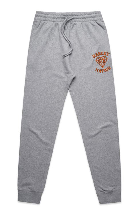 TRACKPANTS GREY - ORANGE