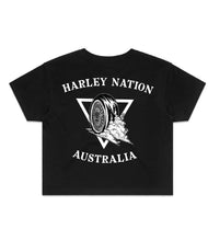 Load image into Gallery viewer, Womens Original Black/White Crop Top

