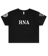 Load image into Gallery viewer, Womens Original Black/White Crop Top
