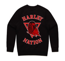 Load image into Gallery viewer, Crew Jumper Black and Red
