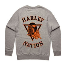 Load image into Gallery viewer, Crew Jumper Grey and Orange
