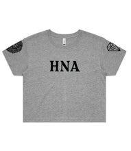 Load image into Gallery viewer, Womens Original Grey/Black Crop Top
