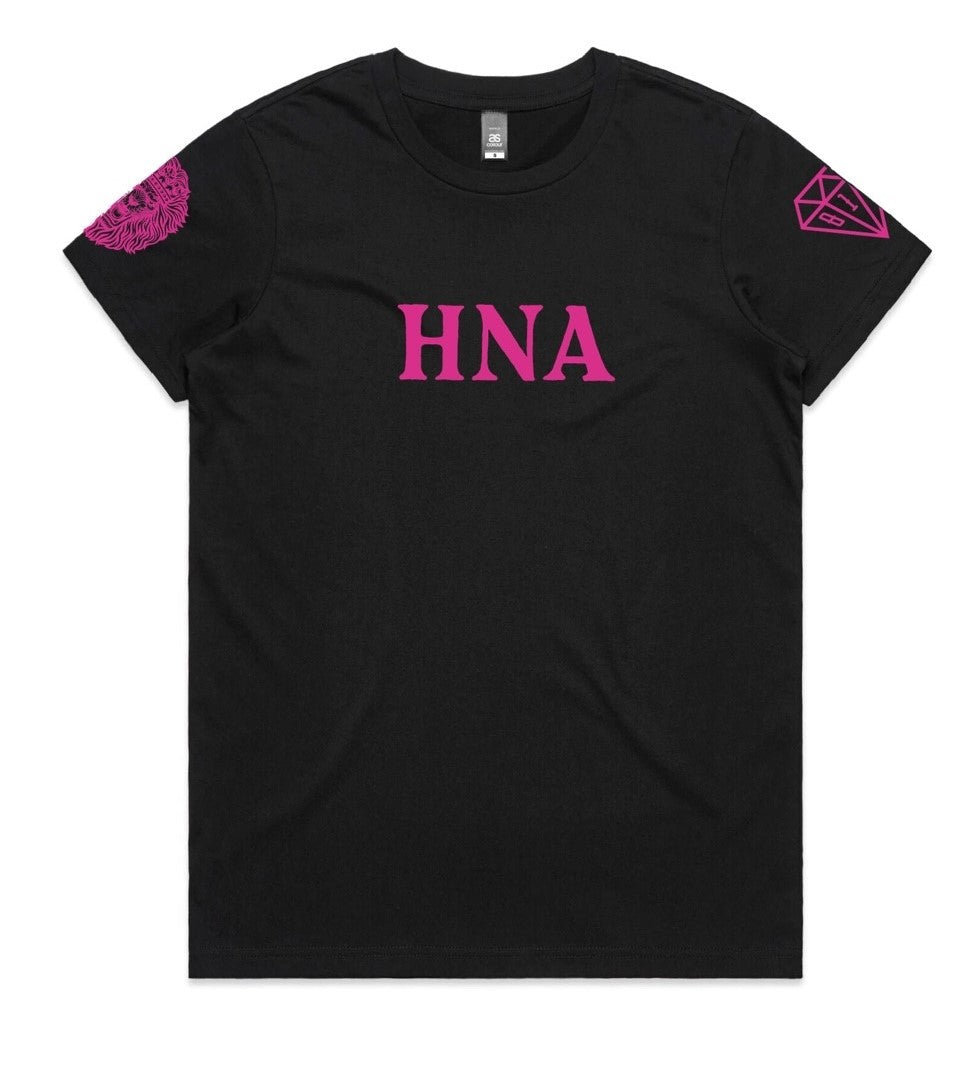 Womens Original Black/Pink T-Shirt