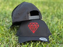 Load image into Gallery viewer, RED DIAMOND STITCH CURVE PEAK

