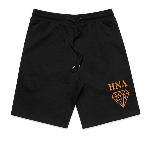 SHORTS BLACK - ORANGE